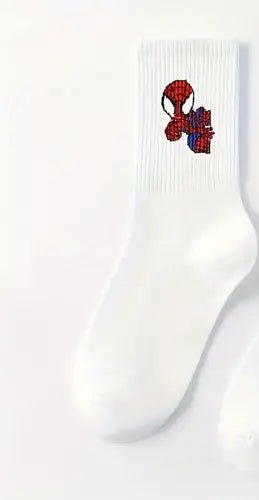 1 Par Calcetines de Spider - Man de Marvel para niños, color blanco - Quierox - Tienda Online