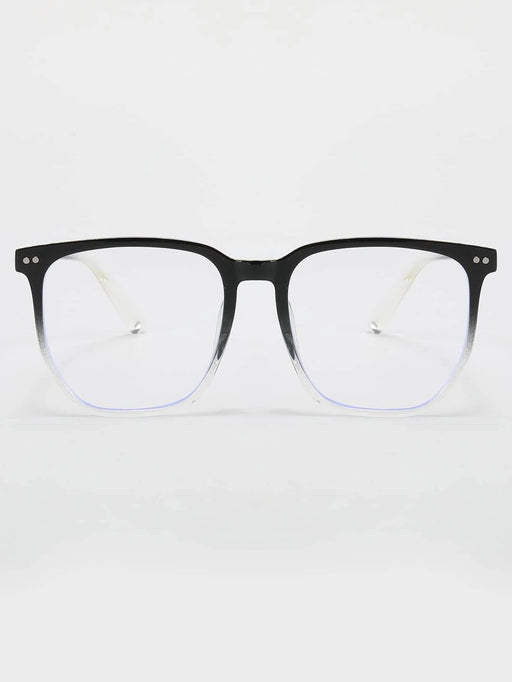 1 par de anteojos con detalle de remaches de color degradado y broches de presión - Quierox - Tienda Online