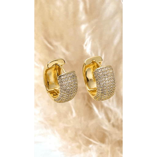 1 par de Argollas con diamantes de imitación para mujer - Quierox - Tienda Online