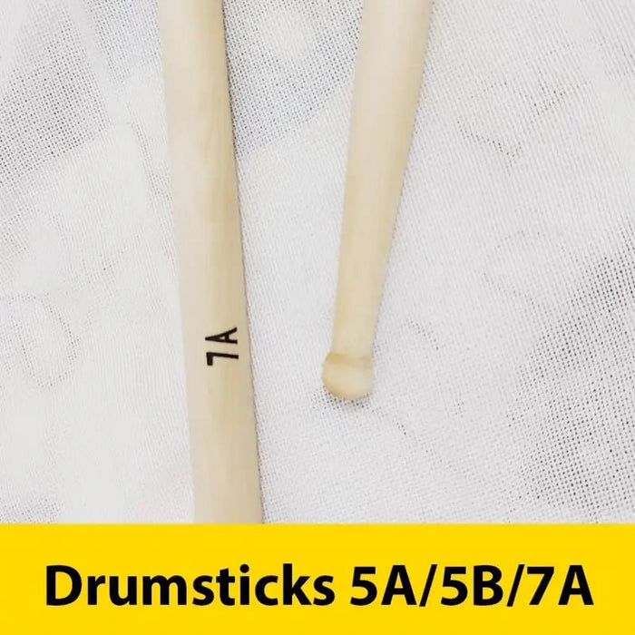 1 Par de Baquetas de Madera de Arce para Batería de Jazz, 7A - Quierox - Tienda Online