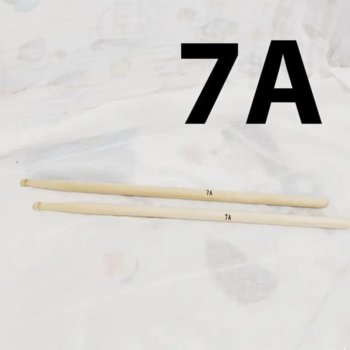 1 Par de Baquetas de Madera de Arce para Batería de Jazz, 7A - Quierox - Tienda Online