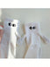 1 par de calcetines blancos magnéticos con diseño de pareja tomada de la mano - Quierox - Tienda Online
