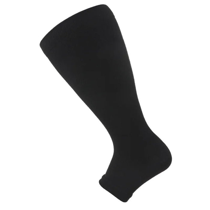 1 par de calcetines de compresión de talla grande, calcetines de compresión con punta abierta para mujeres y hombres - Quierox - Tienda Online