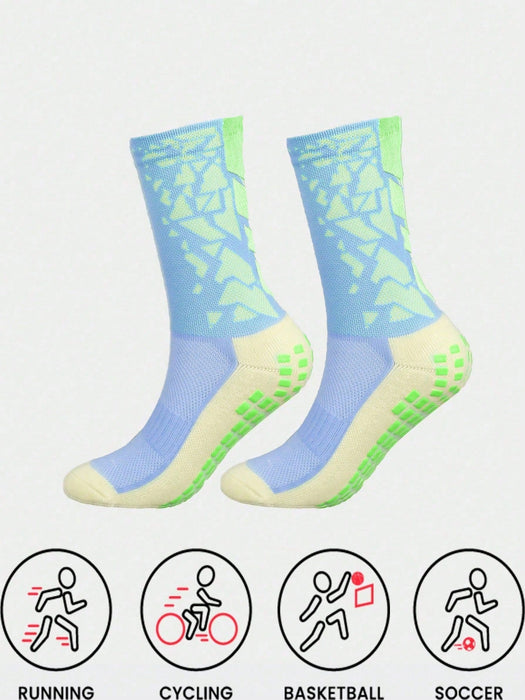 1 par de calcetines deportivos de media pantorrilla para hombre - Quierox - Tienda Online
