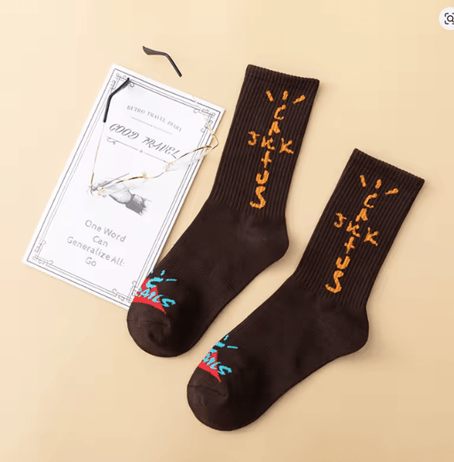 1 par de Calcetines deportivos unisex Cactus Jack Logo - Quierox - Tienda Online