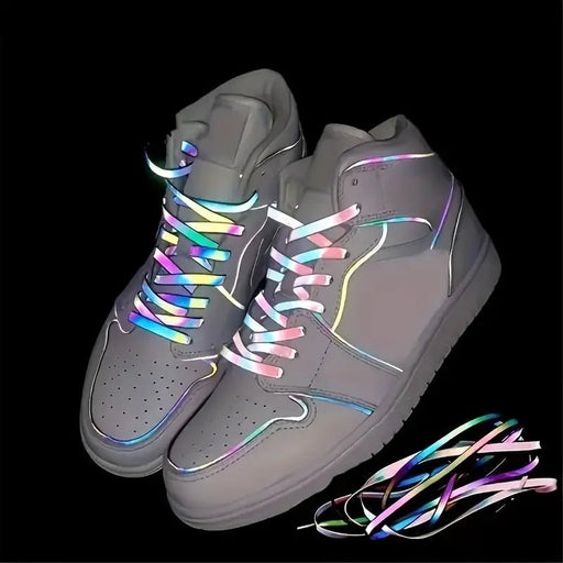1 Par de Cordones Reflectantes de Moda para Zapatillas - Quierox - Tienda Online