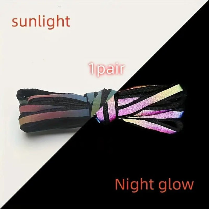 1 Par de Cordones Reflectantes de Moda para Zapatillas - Quierox - Tienda Online