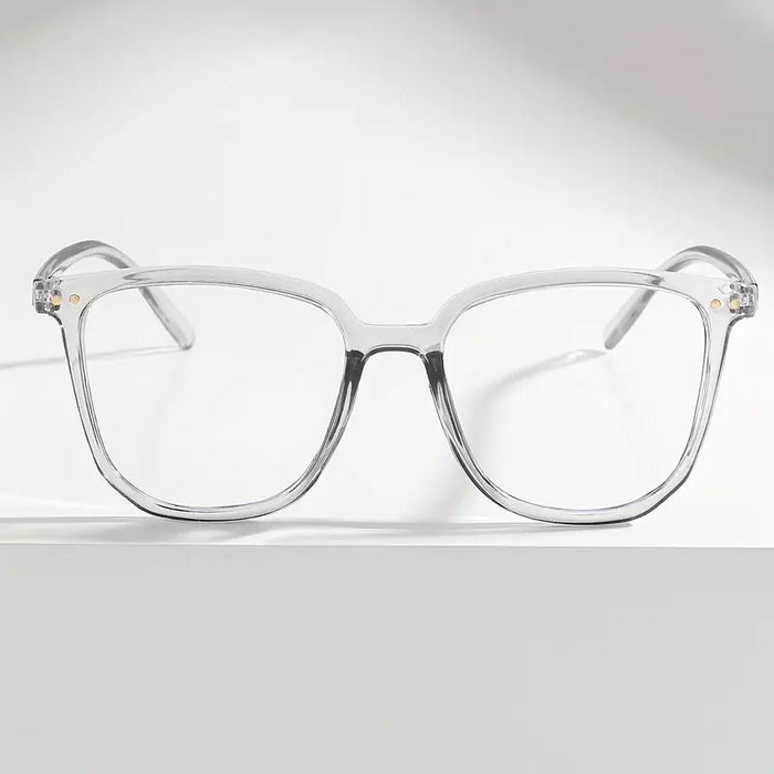 1 Par de Gafas Cuadradas de PC de Montura Completa sin Receta - Quierox - Tienda Online