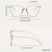 1 Par de Gafas Cuadradas de PC de Montura Completa sin Receta - Quierox - Tienda Online