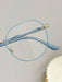 1 par de gafas redondas para mujer con lentes transparentes, antifatiga visual. - Quierox - Tienda Online
