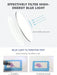 1 par de gafas redondas para mujer con lentes transparentes, antifatiga visual. - Quierox - Tienda Online