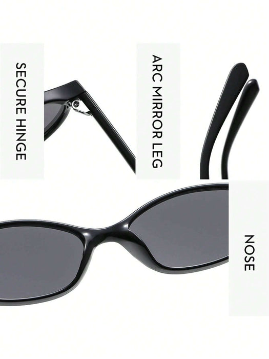 1 par de gafas vintage ovaladas de montura pequeña para mujer, elegantes y de alta gama - Quierox - Tienda Online