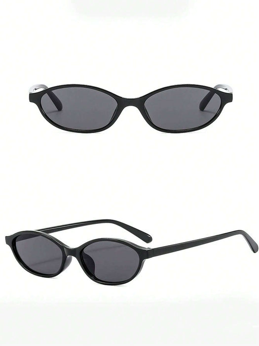 1 par de gafas vintage ovaladas de montura pequeña para mujer, elegantes y de alta gama - Quierox - Tienda Online