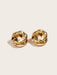 1 par de pendientes con diseño de giro de moda para mujer para decoración diaria. - Quierox - Tienda Online