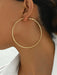 1 par de pendientes de aro finos de estilo minimalista, de uso diario para mujer. - Quierox - Tienda Online