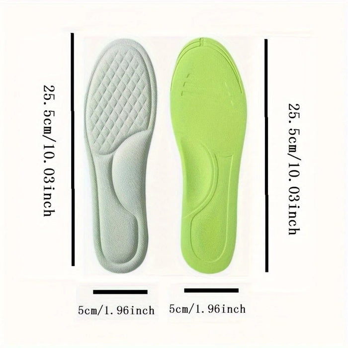 1 Par de Plantillas Deportivas Transpirables - Absorbentes de Sudor, con Diseño Antideslizante - Quierox - Tienda Online