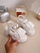 1 par de sandalias para niñas para exteriores, de diseño de suela gruesa de unicolor - Quierox - Tienda Online