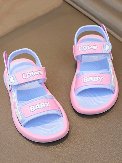 1 par de sandalias planas con decoración de unicornio lindas y de moda para niñas - Quierox - Tienda Online