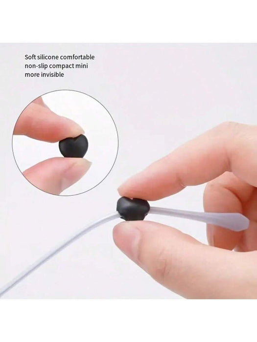1 par de sujetadores de silicona con forma de corazón lindos para gafas - Quierox - Tienda Online