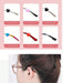 1 par de sujetadores de silicona con forma de corazón lindos para gafas - Quierox - Tienda Online