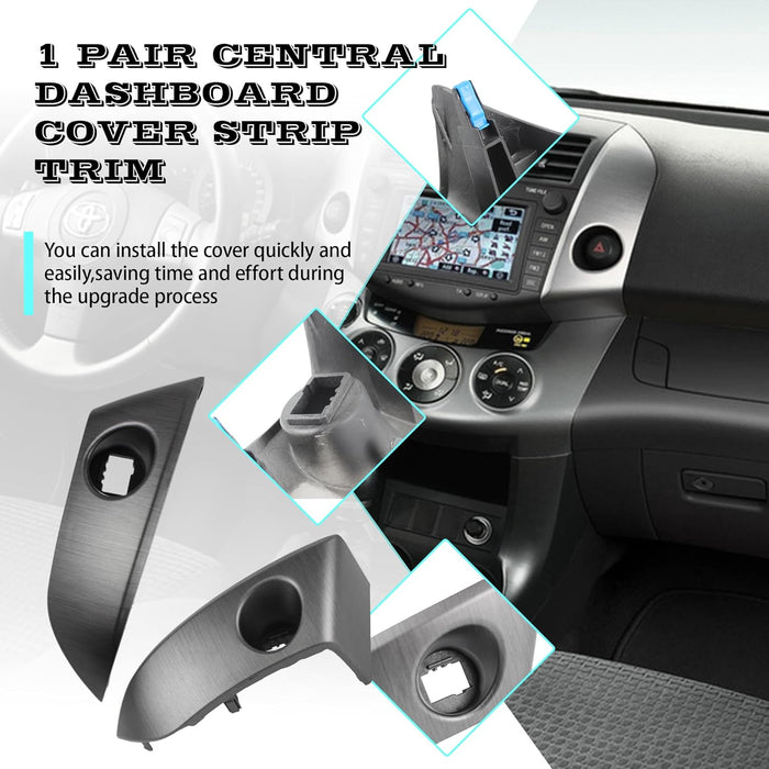 1 par de tiras embellecedoras para tablero central izquierdo y derecho compatibles con Toyota RAV4 - Quierox - Tienda Online