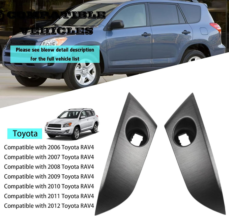1 par de tiras embellecedoras para tablero central izquierdo y derecho compatibles con Toyota RAV4 - Quierox - Tienda Online
