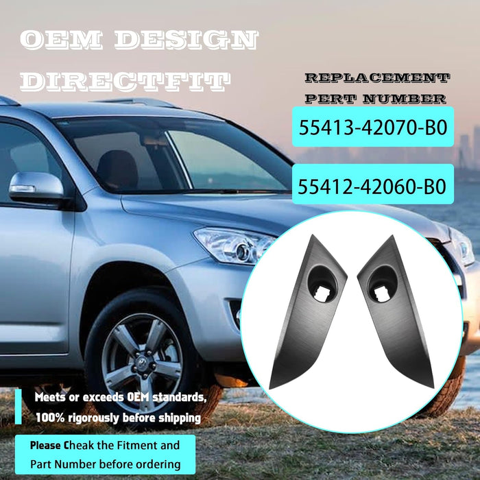 1 par de tiras embellecedoras para tablero central izquierdo y derecho compatibles con Toyota RAV4 - Quierox - Tienda Online