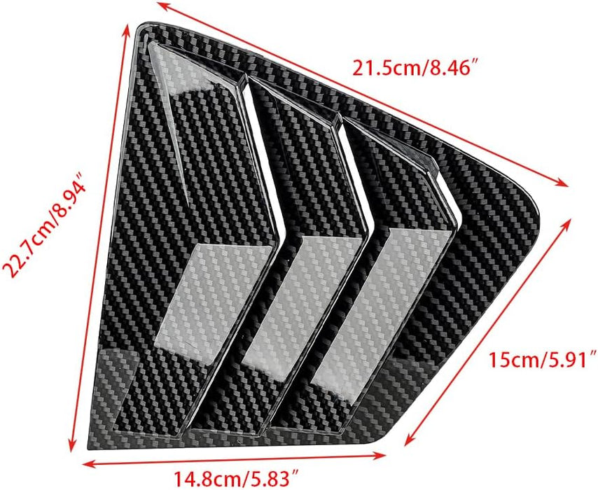 1 par de ventanillas laterales traseras para ventana - Quierox - Tienda Online