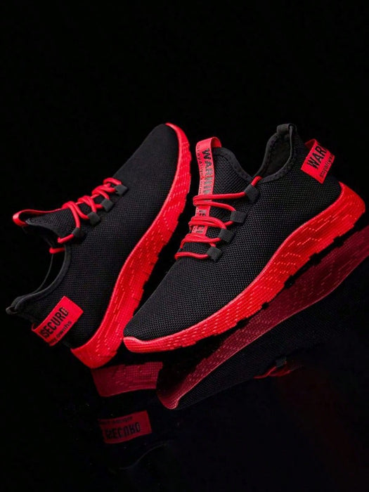 1 par de zapatillas deportivas ligeras, elásticas y transpirables para hombre - Quierox - Tienda Online