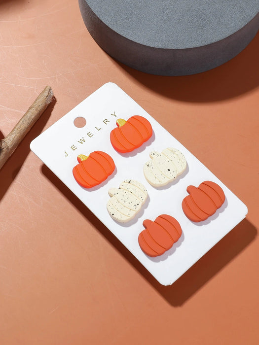 1 par Pendientes acrílicos para mujeres Halloween en forma de calabaza - Quierox - Tienda Online