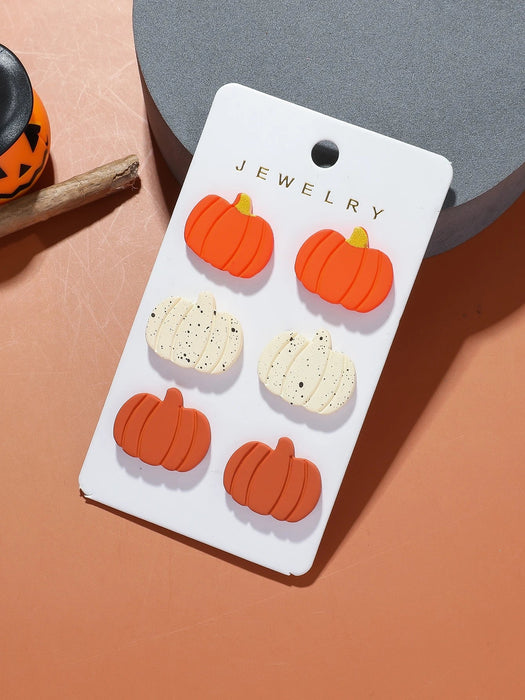 1 par Pendientes acrílicos para mujeres Halloween en forma de calabaza - Quierox - Tienda Online