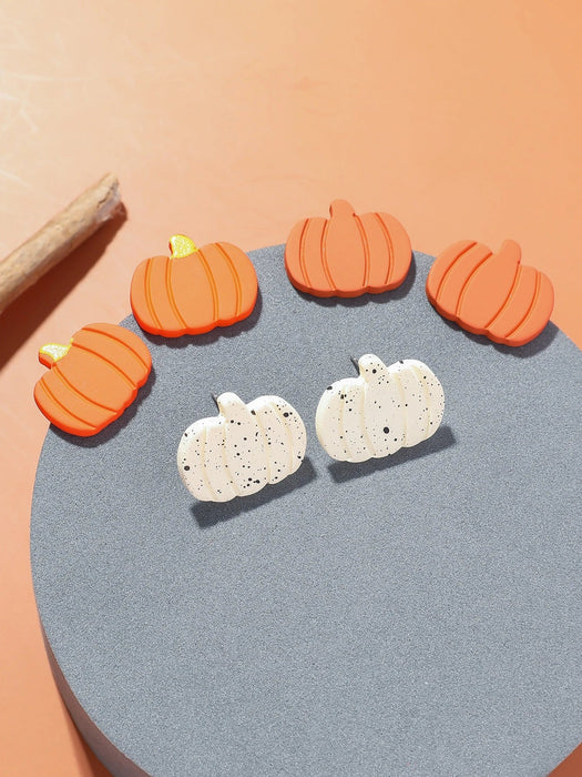 1 par Pendientes acrílicos para mujeres Halloween en forma de calabaza - Quierox - Tienda Online