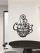 1 pcs de silueta de taza de café para decoración de pared, escultura de metal para cafetería - Quierox - Tienda Online