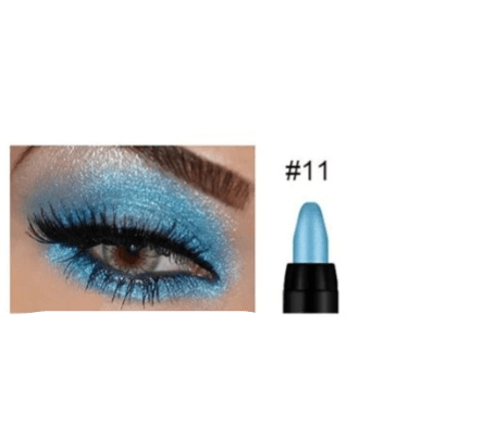 1 pcs Lápiz de sombra de ojos marrón rojizo metálico, resistente al agua, de larga duración, con brillo y pigmentación alta - Quierox - Tienda Online
