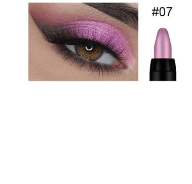 1 pcs Lápiz de sombra de ojos marrón rojizo metálico, resistente al agua, de larga duración, con brillo y pigmentación alta - Quierox - Tienda Online
