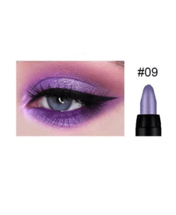 1 pcs Lápiz de sombra de ojos marrón rojizo metálico, resistente al agua, de larga duración, con brillo y pigmentación alta - Quierox - Tienda Online
