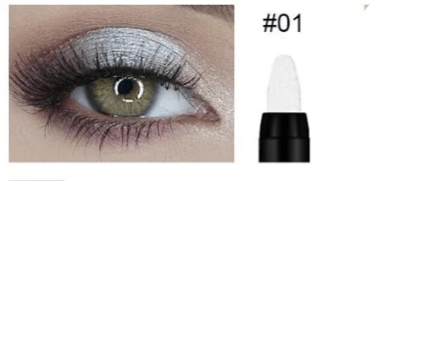 1 pcs Lápiz de sombra de ojos marrón rojizo metálico, resistente al agua, de larga duración, con brillo y pigmentación alta - Quierox - Tienda Online