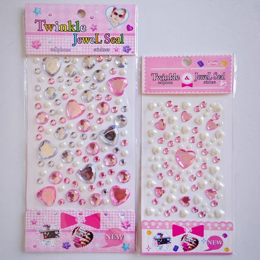 1 Pegatina de diamantes de amor grandes, decorativas de diamantes coreanos para manuales - Quierox - Tienda Online