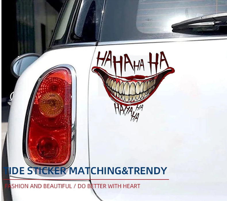 1 Pegatina de grafiti HAHAHA con boca de payaso calcomanías artesanales impermeable - Quierox - Tienda Online