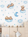 1 pegatina de pared con diseño de oso y luna, de vinilo para decoración del hogar - Quierox - Tienda Online