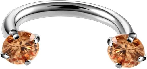 1 pendientes de acero inoxidable para mujer en forma de C - Quierox - Tienda Online