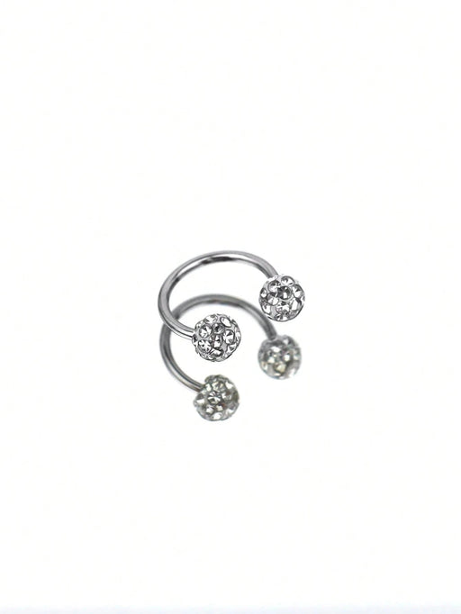 1 piercings para nariz, septum y labio, decorados con diamantes de imitación, unisex - Quierox - Tienda Online