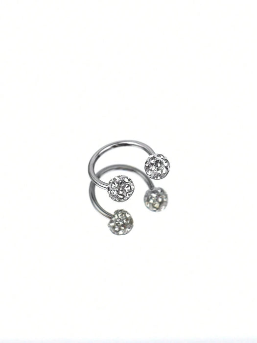 1 piercings para nariz, septum y labio, decorados con diamantes de imitación, unisex - Quierox - Tienda Online