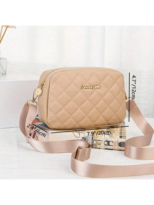 1 Pieza Bolso Bandolero Con Letra Bordada - Quierox - Tienda Online