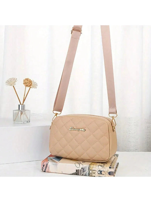 1 Pieza Bolso Bandolero Con Letra Bordada - Quierox - Tienda Online