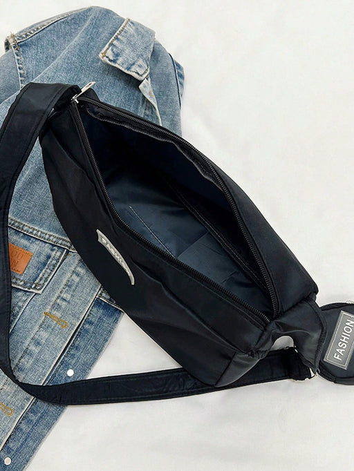 1 Pieza Bolso Cruzado De Moda 2 En 1 Con Cierre De Cremallera De Nailon - Quierox - Tienda Online
