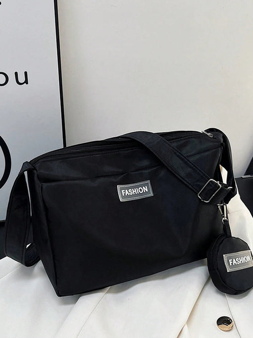 1 Pieza Bolso Cruzado De Moda 2 En 1 Con Cierre De Cremallera De Nailon - Quierox - Tienda Online