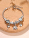 1 pieza Brazalete con dije de elefante y corazón de moda para mujer - Quierox - Tienda Online