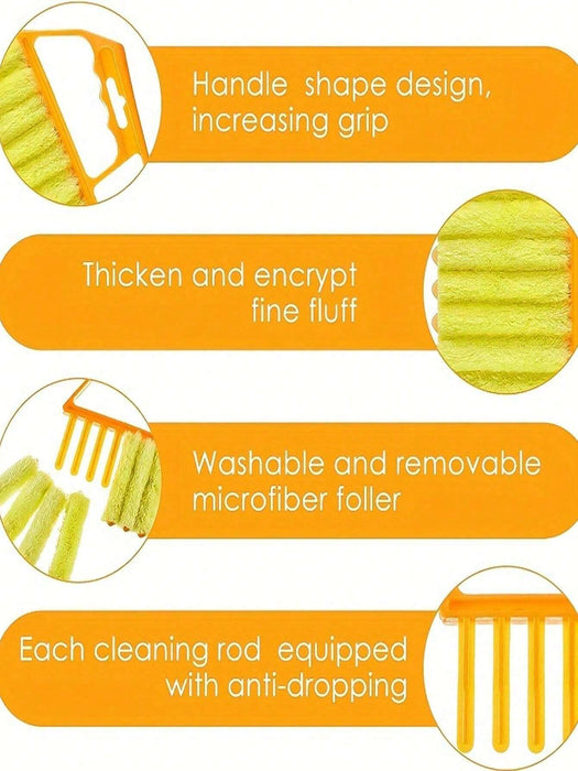 1 pieza Cepillo de limpieza multifuncional para persianas, herramienta de limpieza - Quierox - Tienda Online