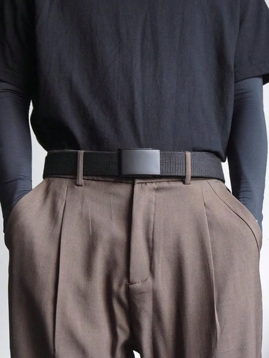 1 pieza Cinturón decorativo con hebilla automática tejida para hombres, uso diario - Quierox - Tienda Online